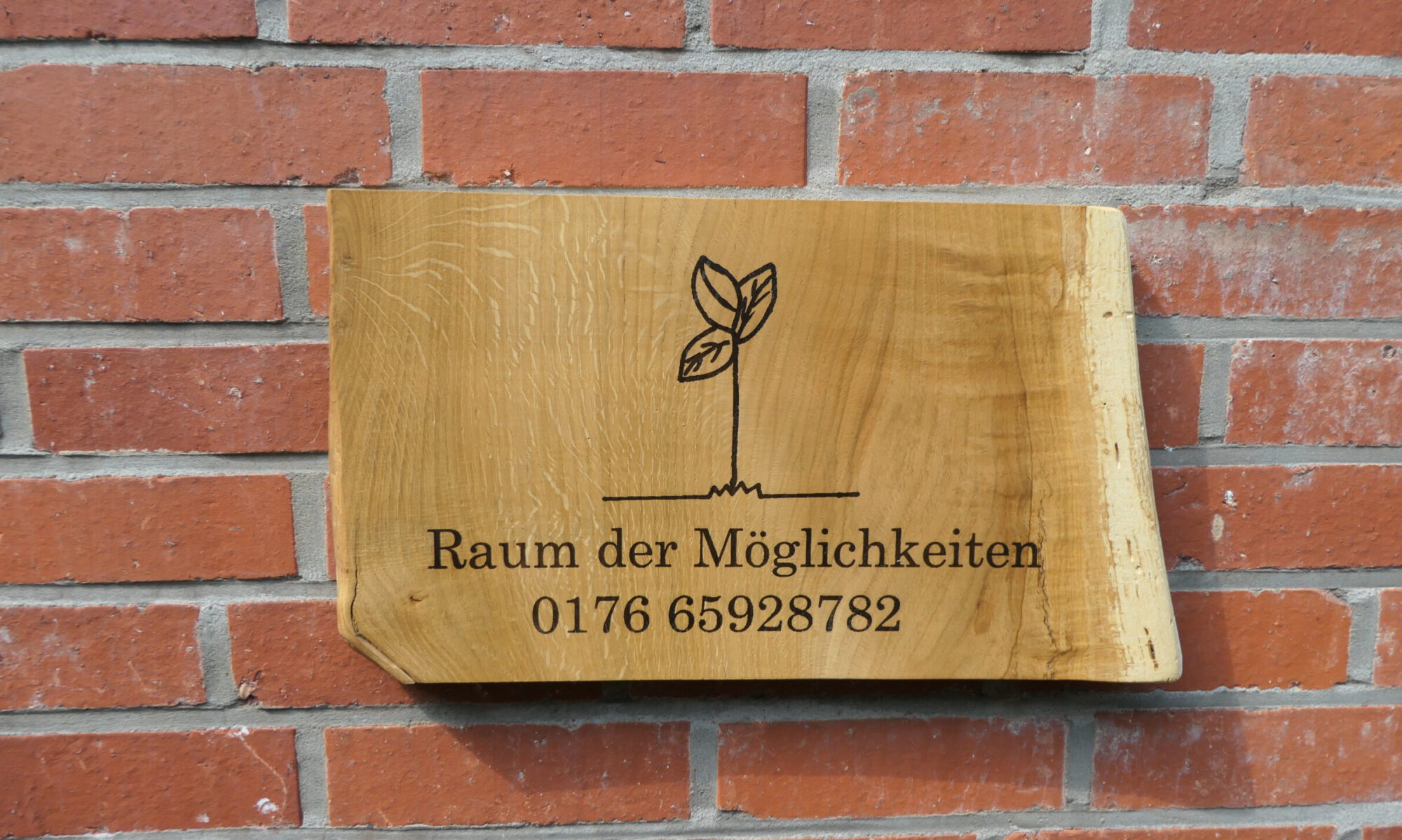 Raum der Möglichkeiten Schild